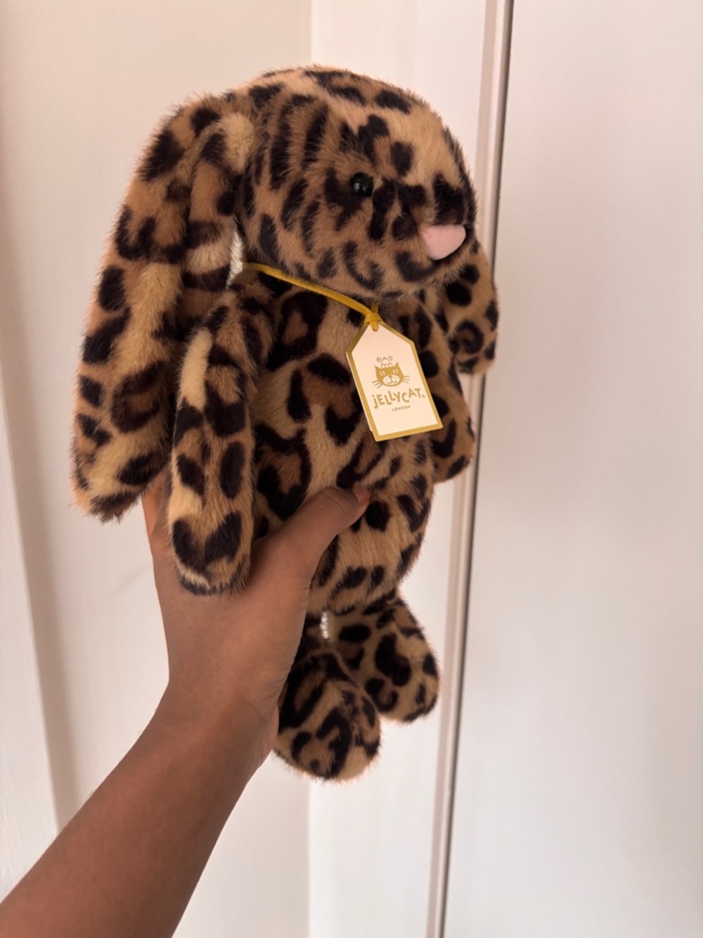 Jellycat Cobblehop Leopard Print Bunny Plush - Picture 5 of 5